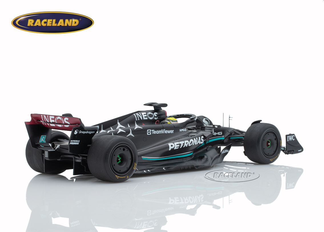 Mercedes AMG Petronas W14 F1 tyre test Spanish GP Barcelona 2023