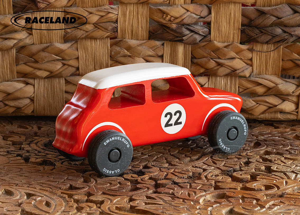 Wooden toy racer no.15