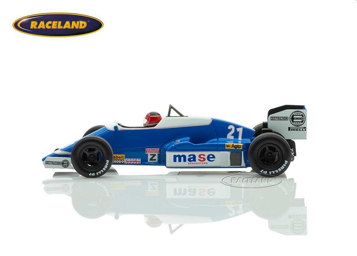 Osella FA1F Alfa Romeo V8 F1 Osella Squadra Corse Brazilian GP 1986