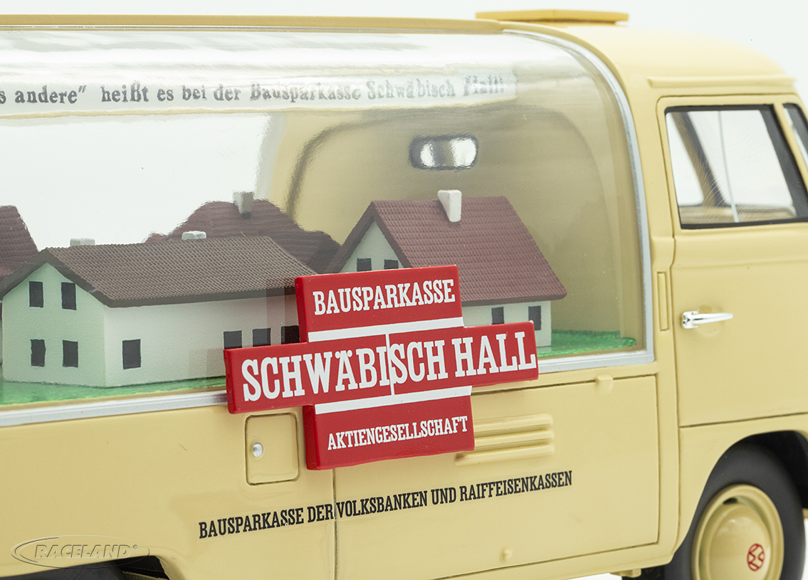 VW T1 advertisement van Schwäbisch Hall 1954 - beige