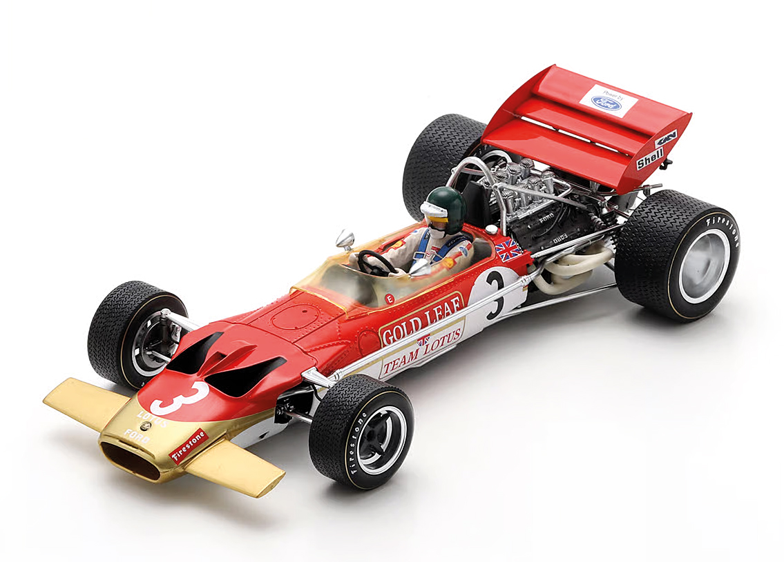 Lotus 49C Cosworth V8 F1 Gold Leaf winner Monaco GP World Champion 1970