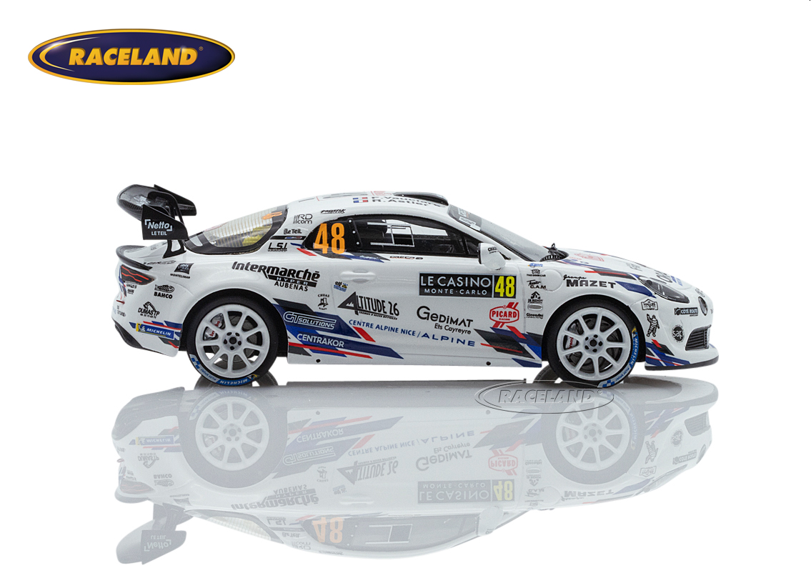 Alpine A110 Rally RGT Froment 15° Rallye Monte Carlo 2022 winner RGT