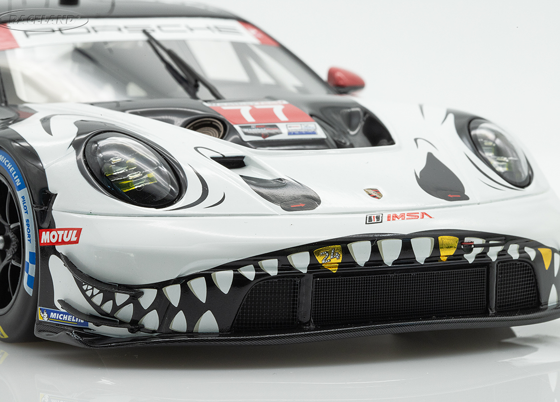 Porsche 911 GT3 R AO Racing Skeleton Rexy Petit Le Mans IMSA 2025