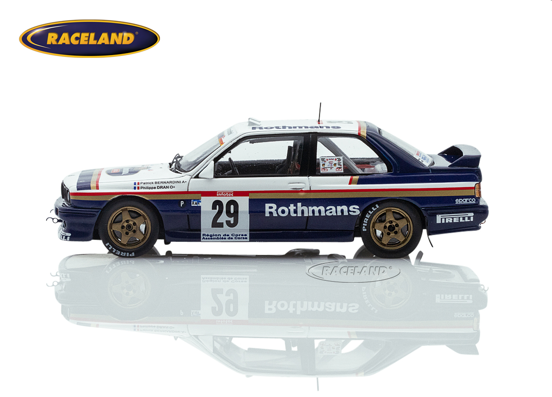 BMW M3 E30 Rothmans Racing 7° Tour de Corse Rally France 1991