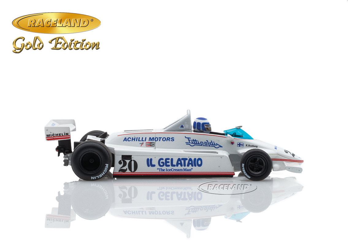 Fittipaldi F8C Cosworth V8 F1 Gelataio German GP Hockenheim 1981