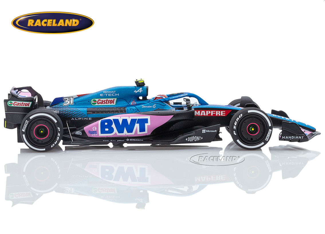 Alpine A522 Renault BWT F1 5° Austrian GP 2022 100th race
