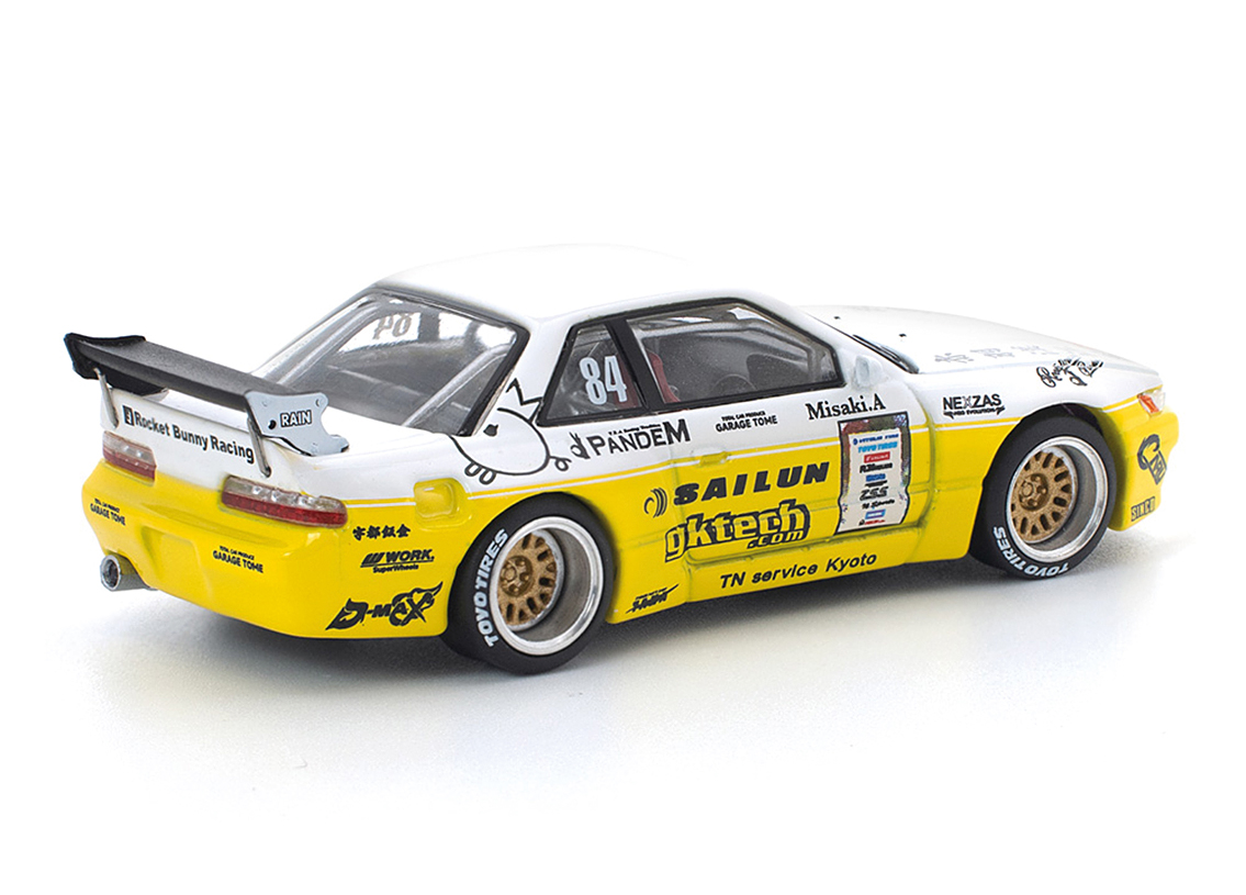 Nissan Silvia S13 Pandem D1 - yellow - white