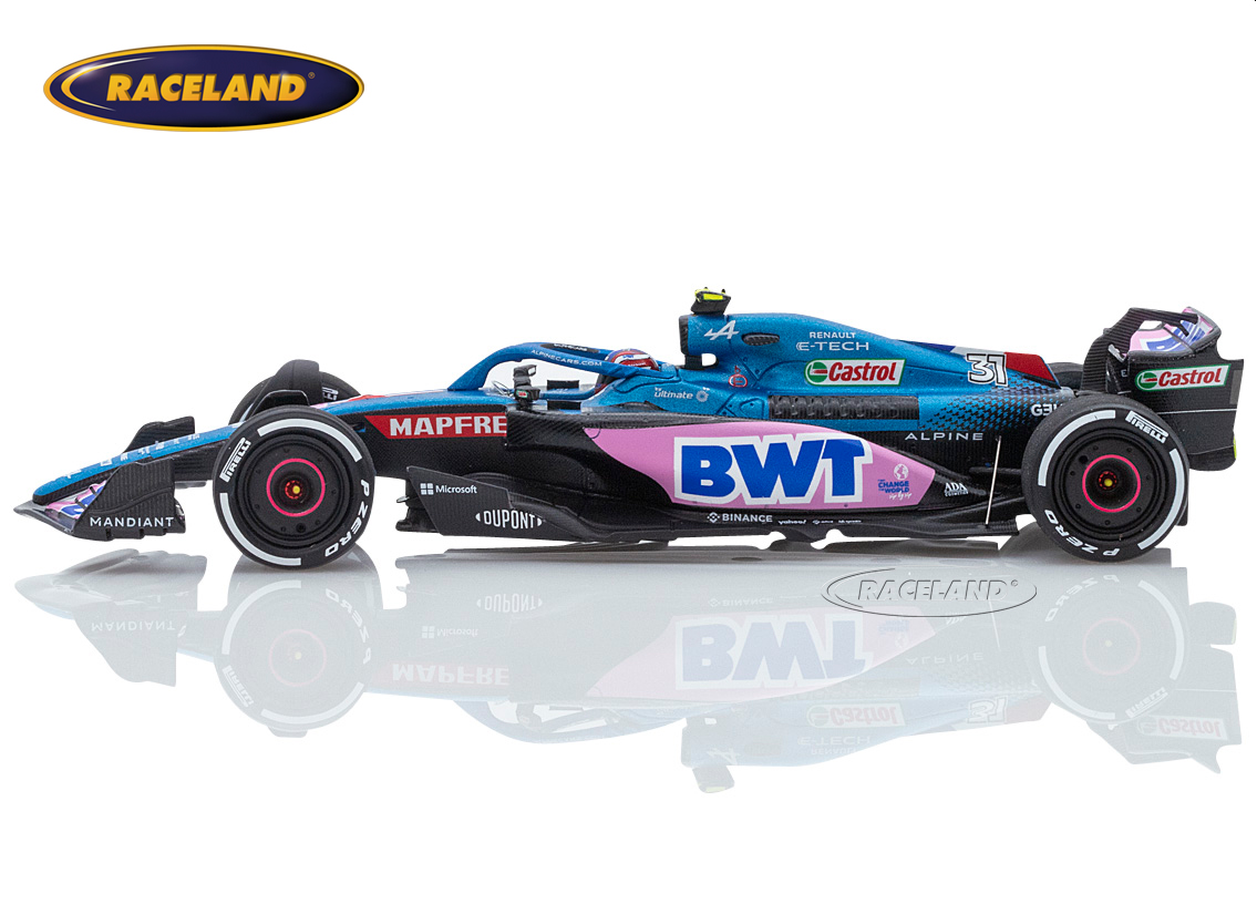Alpine A522 Renault BWT F1 5° Austrian GP 2022 100th race