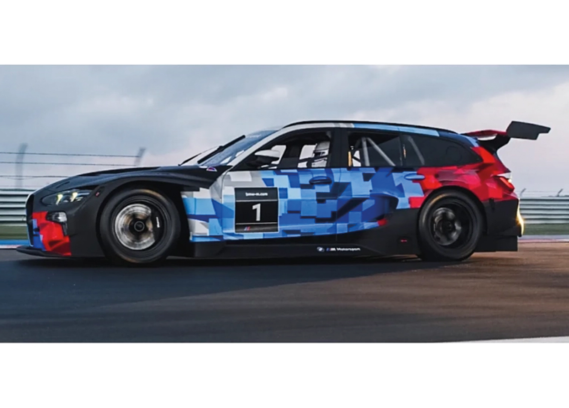BMW M3 Touring GT3 Evo April Fools' Day presentation 2025
