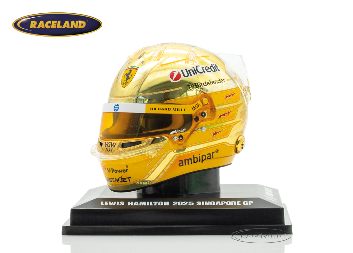 Helmet Scuderia Ferrari F1 Singapore GP 2025