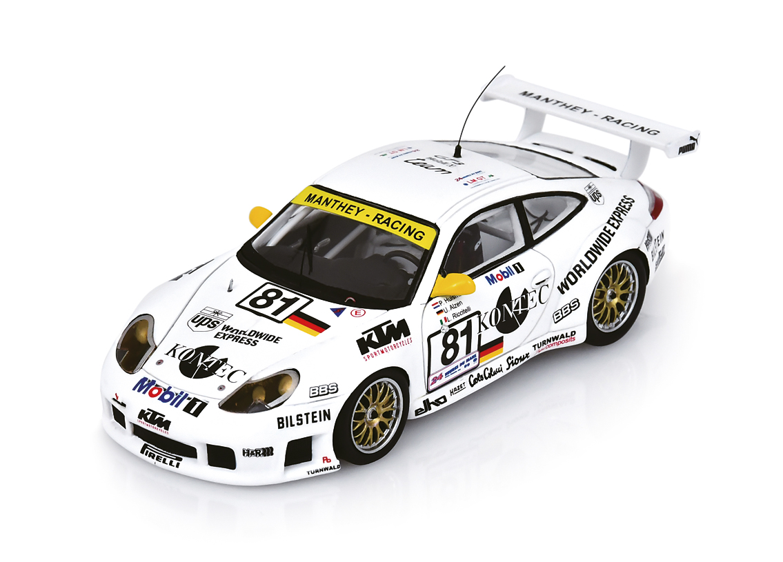 Porsche 996 GT3-R Manthey Racing Konec 13° Le Mans 1999 winner GT