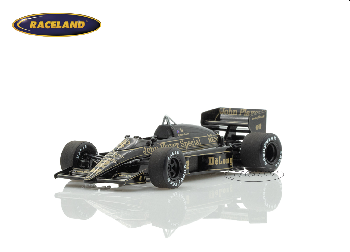 Lotus 98T Renault V6 F1 JPS Team winner US GP Detroit 1986