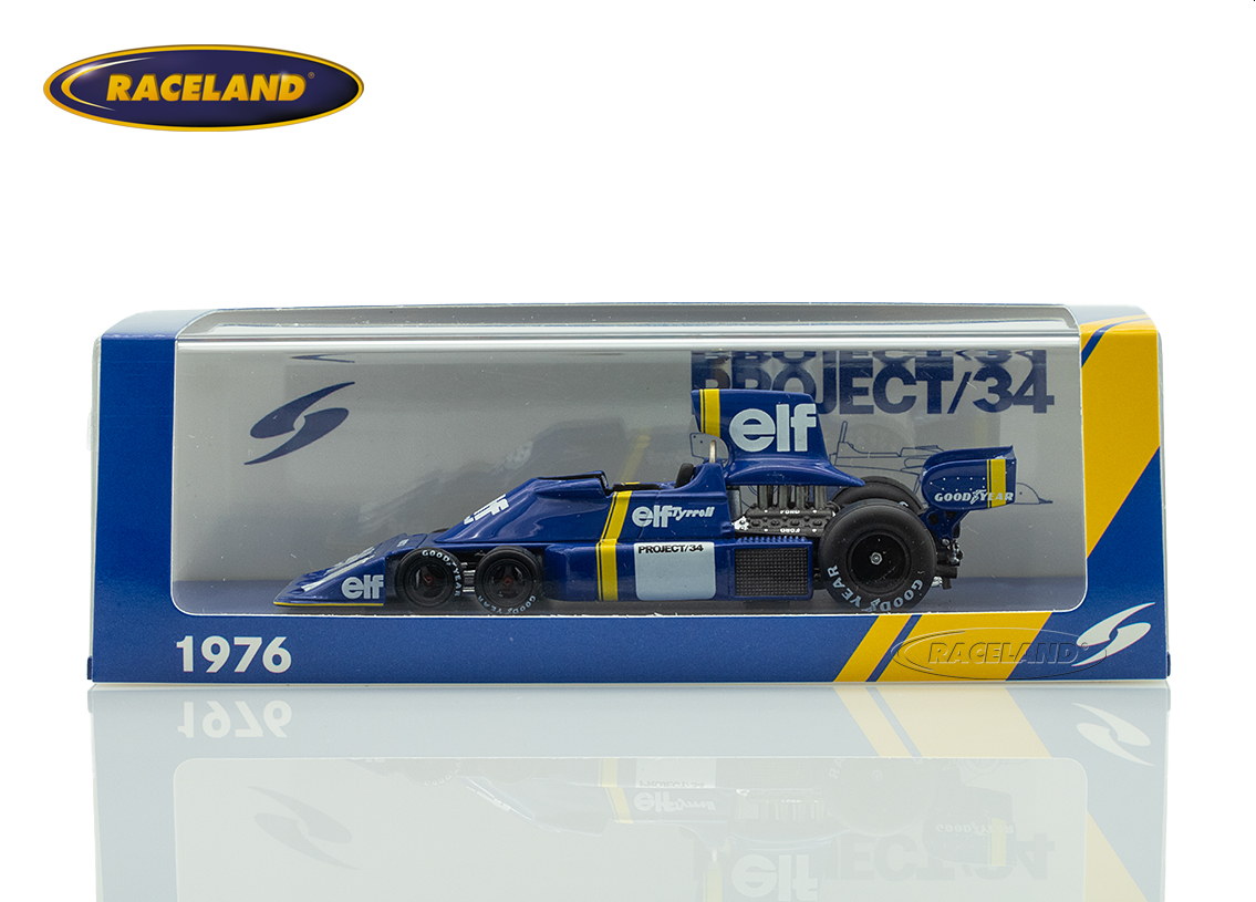 Tyrrell P34 Cosworth V8 elf Team Tyrrell F1 presentation model 1975