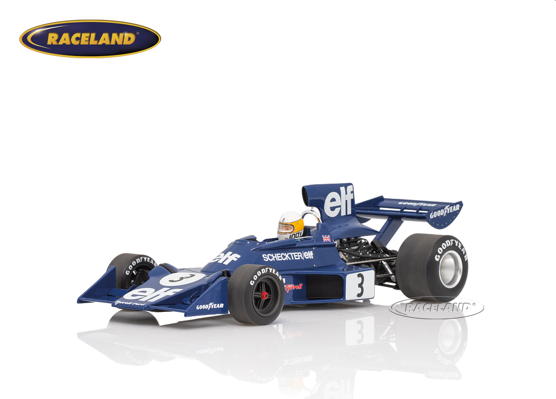 Tyrrell 007 Cosworth V8 F1 Elf Team winner Swedish GP Anderstorp 1974