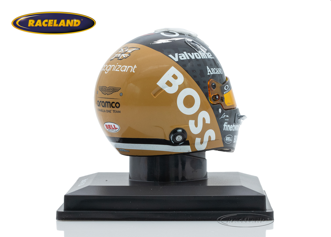 Helm Aston Martin Aramco F1 British GP 2024
