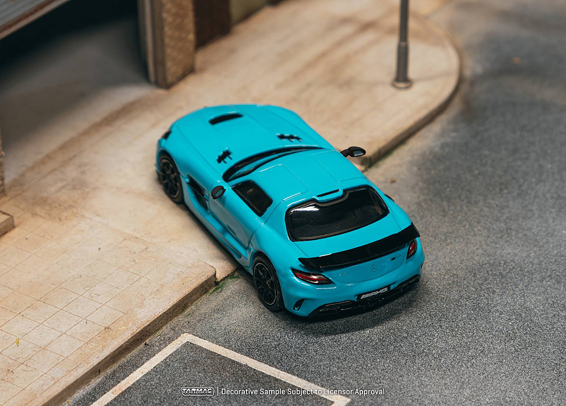 Mercedes SLS Black Series 2012 - blue matt