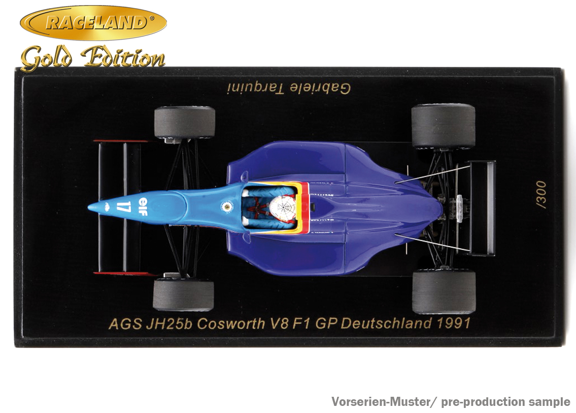 AGS JH25b Cosworth V8 F1 Paolo Fiori German GP 1991
