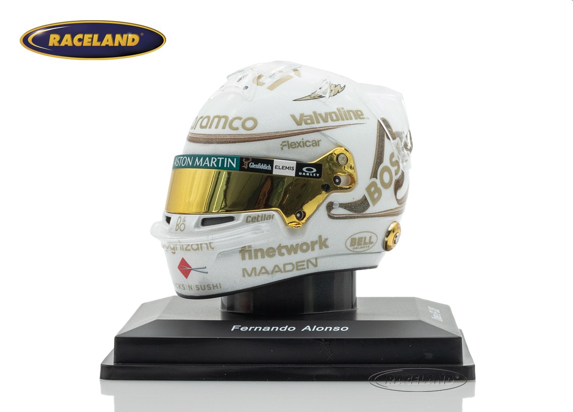 Helmet F1 Team Aston Martin Aramco Chinese GP 2025