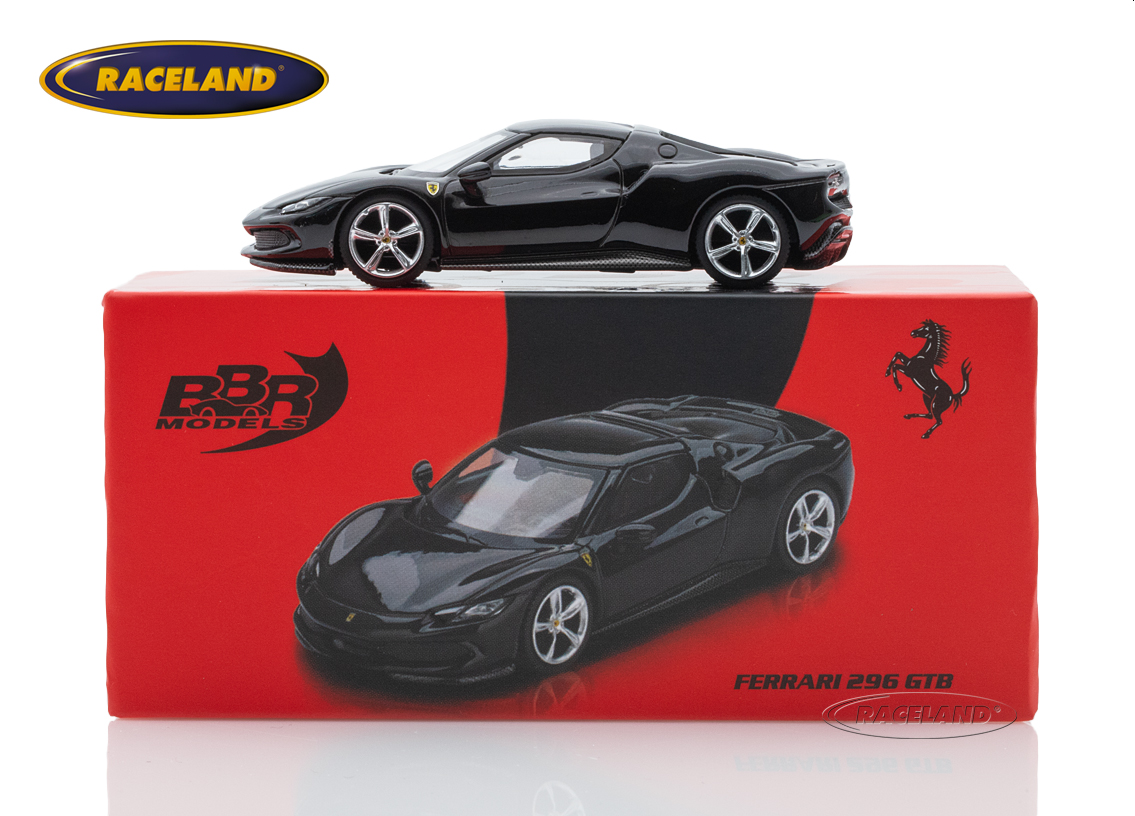 Ferrari 296 GTB Nero Daytona 2024 - black