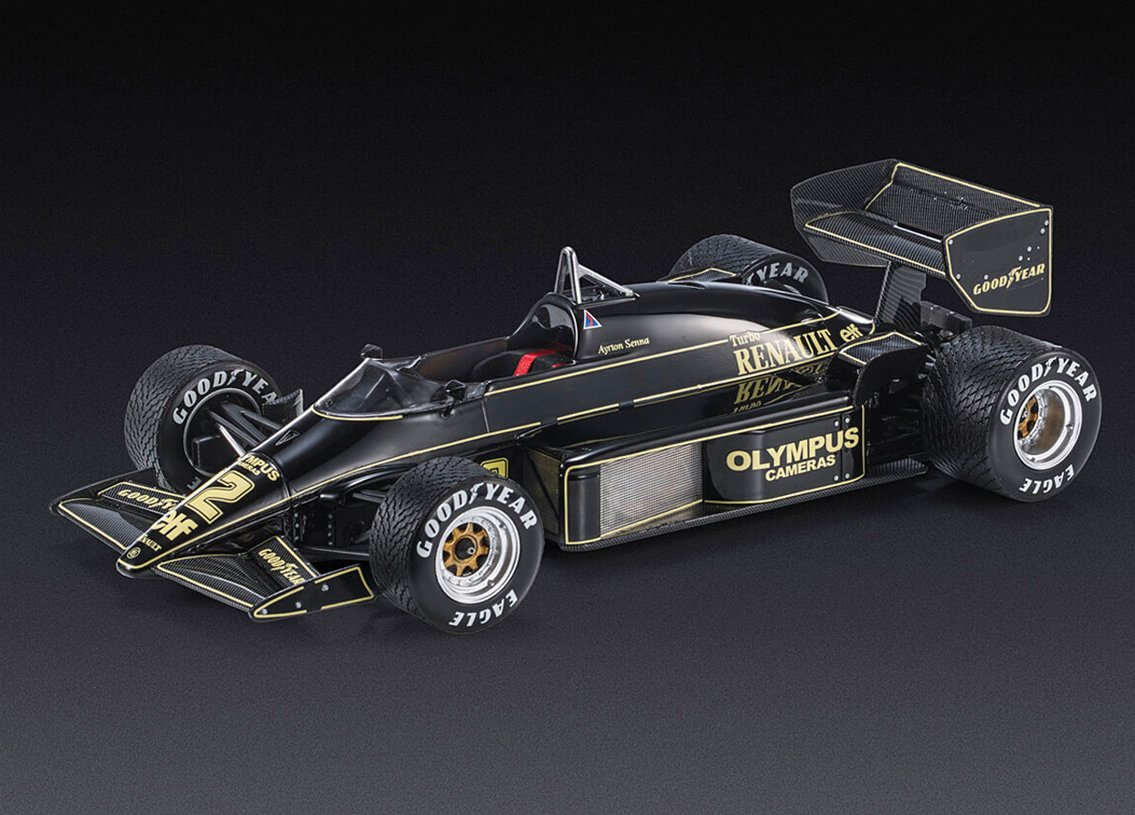 Lotus 97T Renault V6 F1 JPS Team Lotus winner San Marino GP 1985