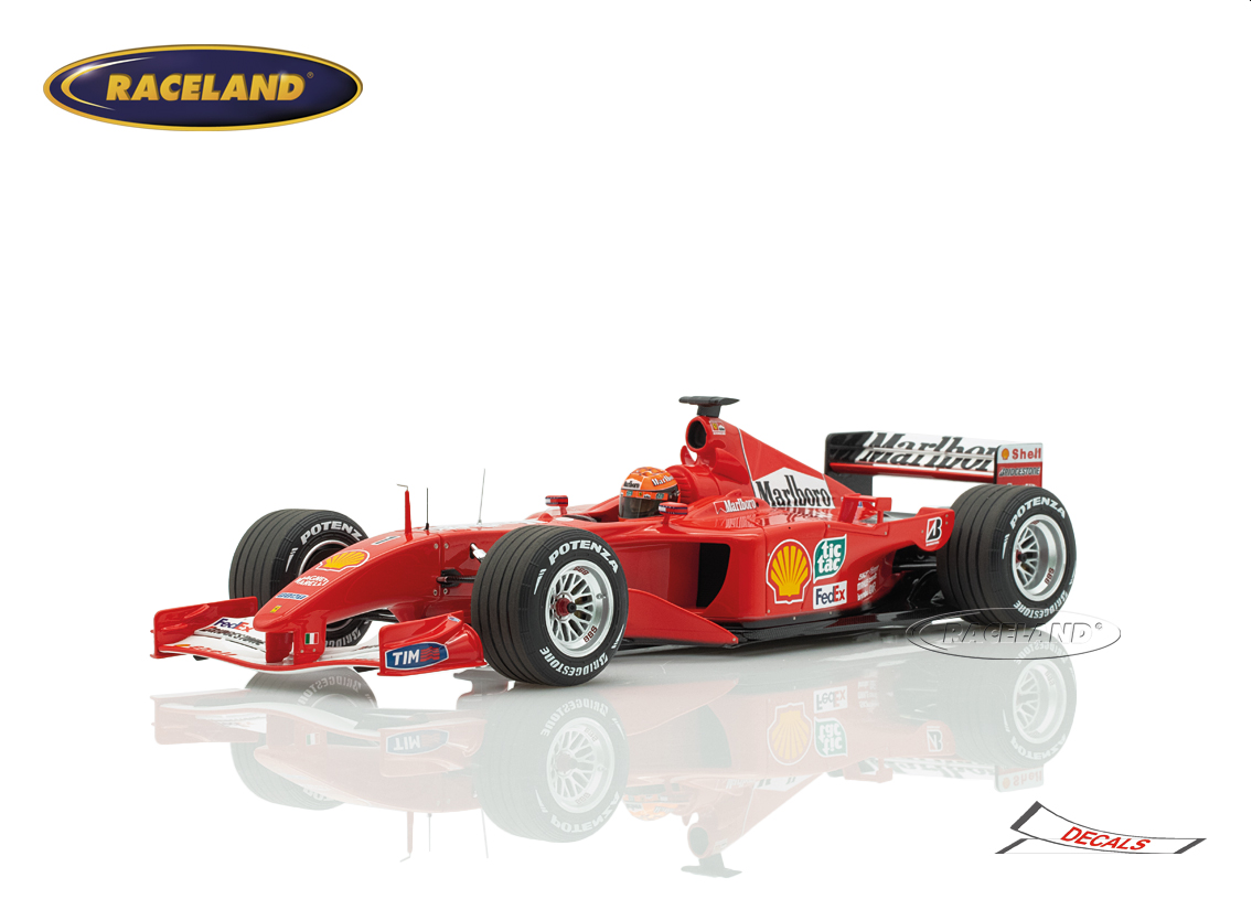 Ferrari F2001 V10 F1 Scuderia Ferrari winner Belgian GP World Champion 2001