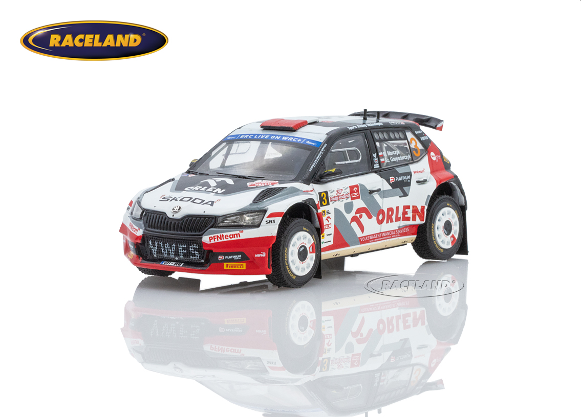 Skoda Fabia Rally2 evo Orlen Team winner Rally Poland ERC 2022
