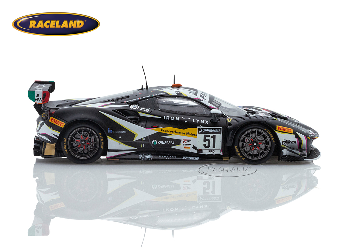 Ferrari 488 GT3 Iron Lynx winner 24H Spa 2021