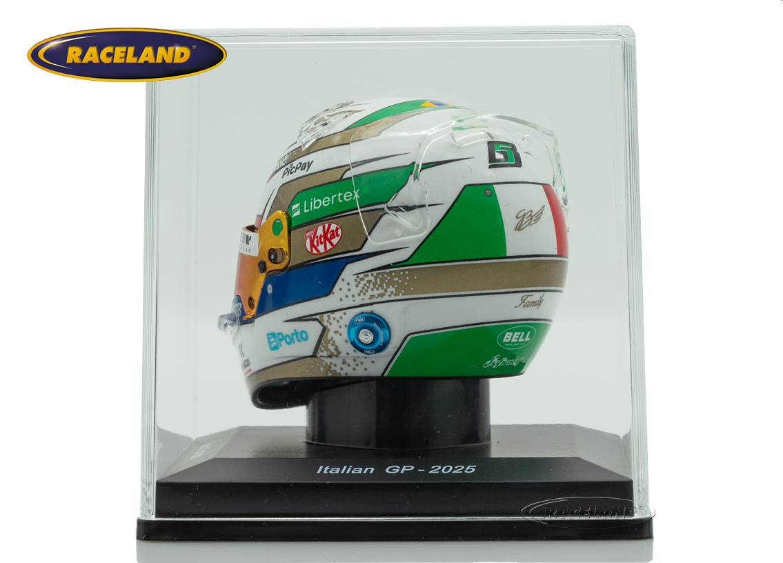 Helmet Sauber Stake F1 Team Kick 8° Italian GP 2025