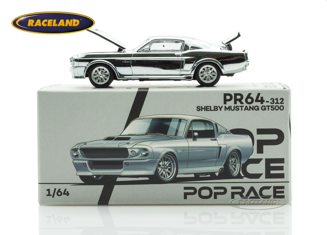 Ford Shelby Mustang GT500 - silver chrome