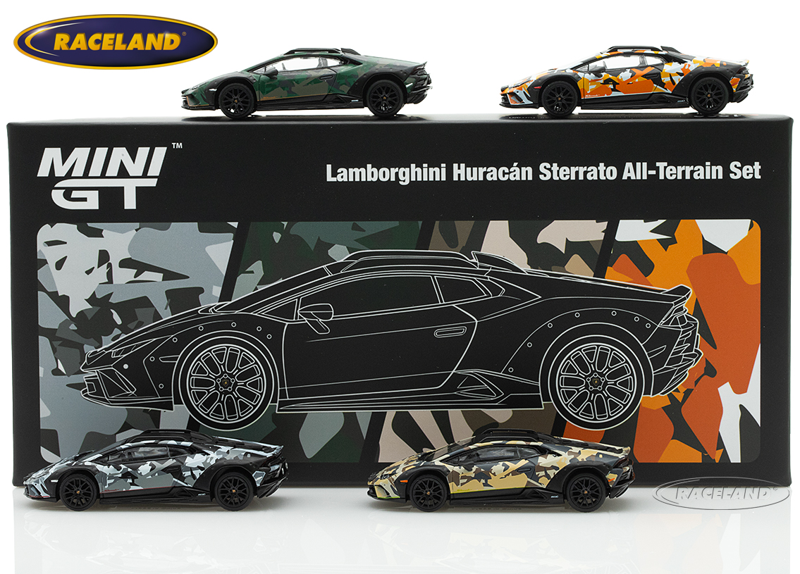 Lamborghini Huracan Sterrato All Terrarin Set with 4 models 2025