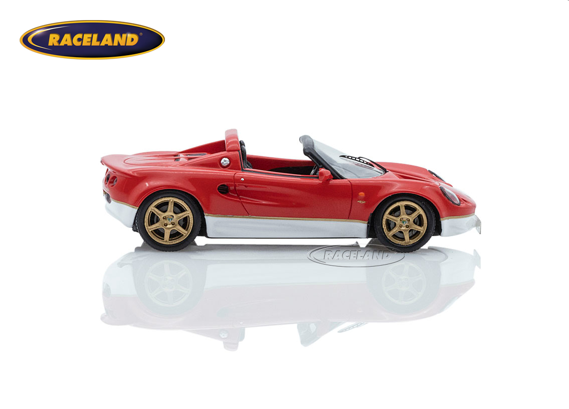 Lotus Elise S1 Type 49 Gold Leaf Design 1999 RHD - red-white