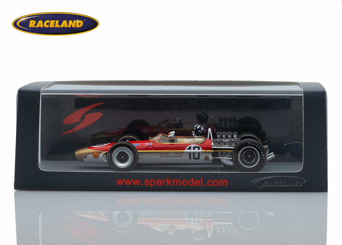 Lotus 49 Cosworth V8 F1 Gold Leaf Team winner Spanish GP World Champion 1968