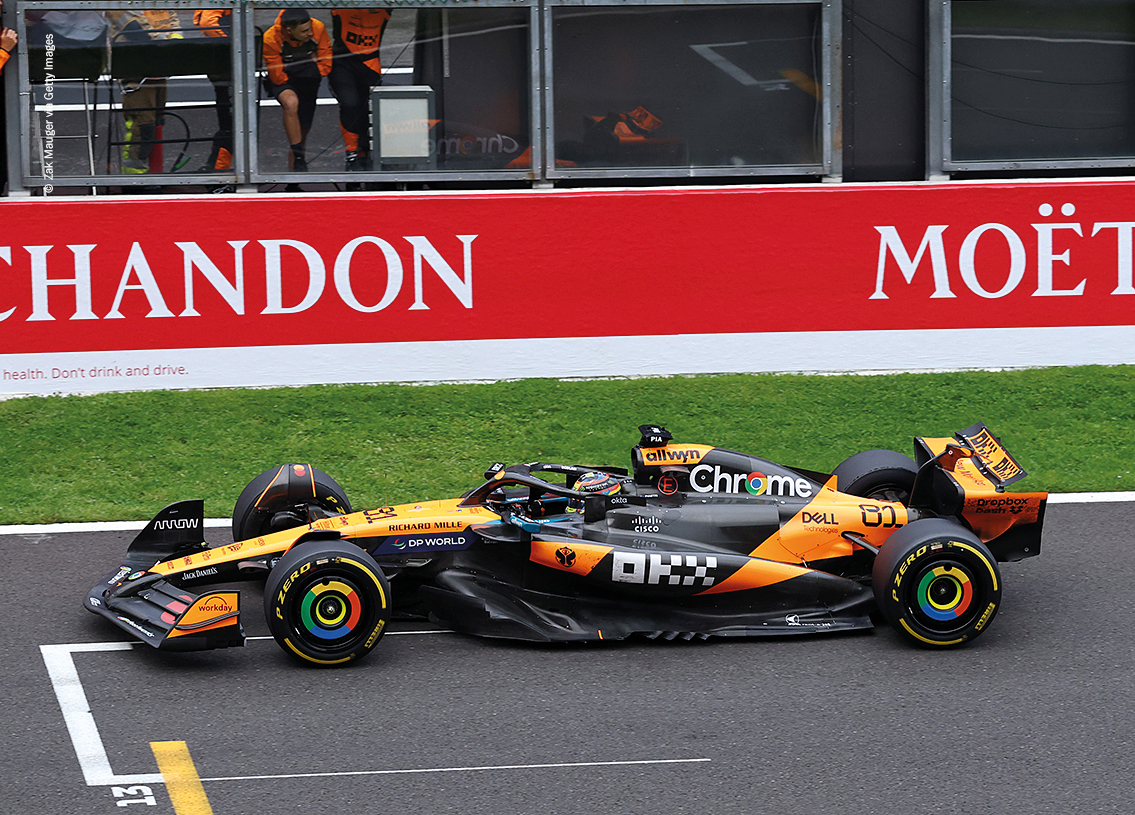 McLaren MCL39 Mercedes F1 winner Belgian GP 2025