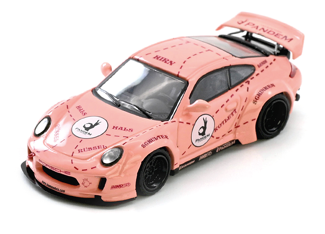 Porsche 997 Pandem Pink Pig