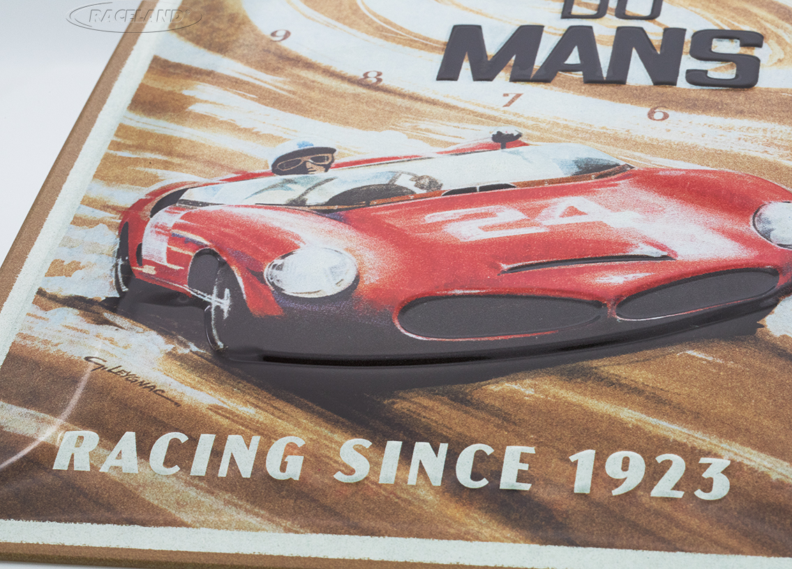 Tin sign Le Mans 24H 1963 20 x 30cm