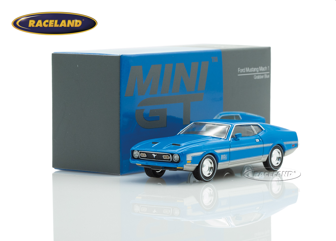 Ford Mustang Mach 1 Grabber 1971 - blue