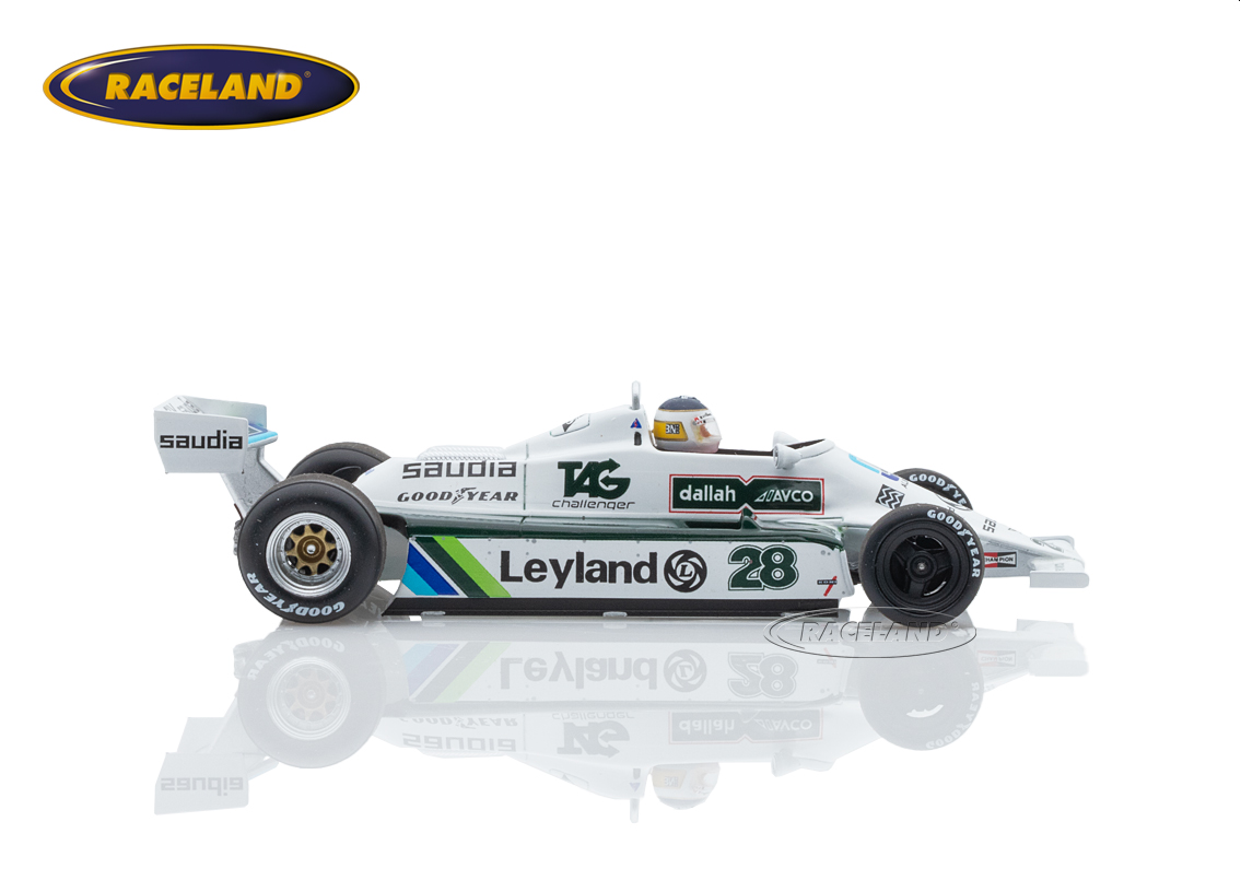 Williams FW07b Cosworth F1 Albilad winner Monaco GP 1980