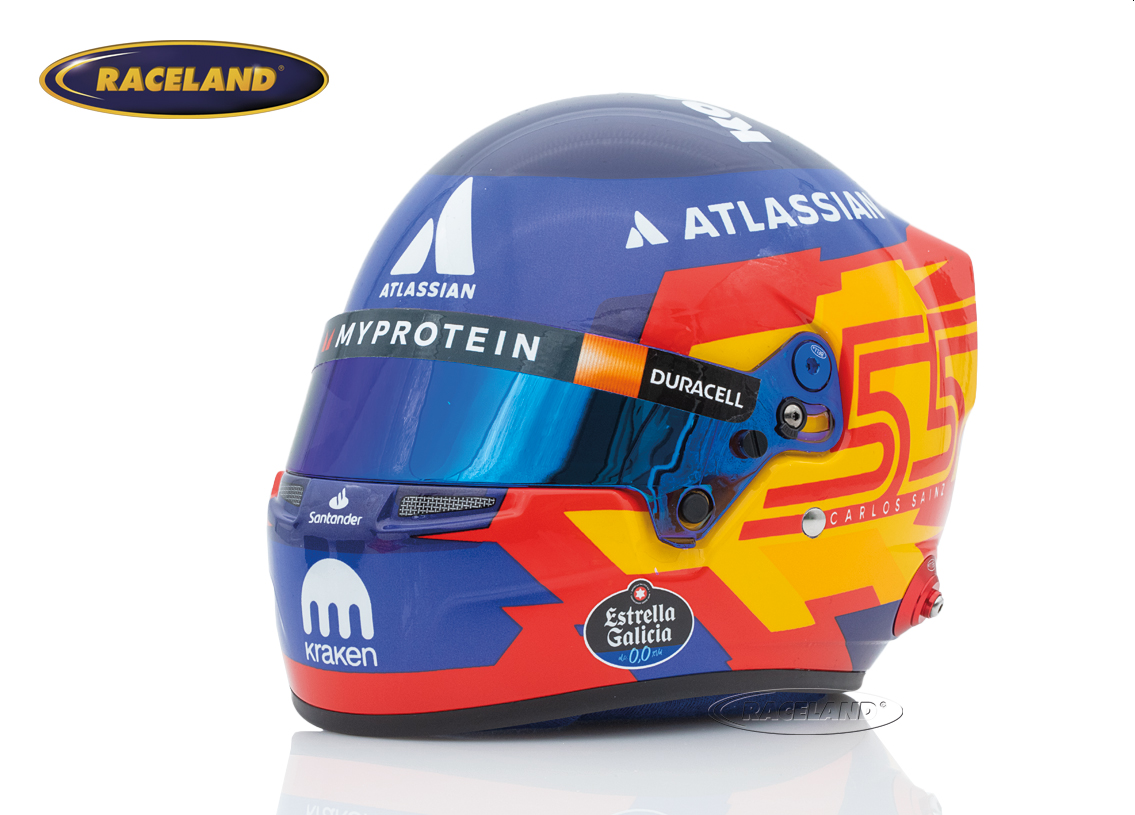Helmet Team Williams Atlassian Racing 2025