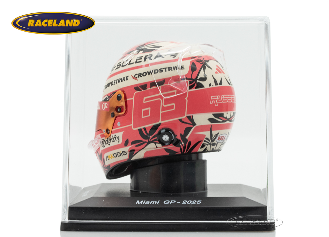 Helmet F1 Team Mercedes AMG Petronas Miami GP 2025