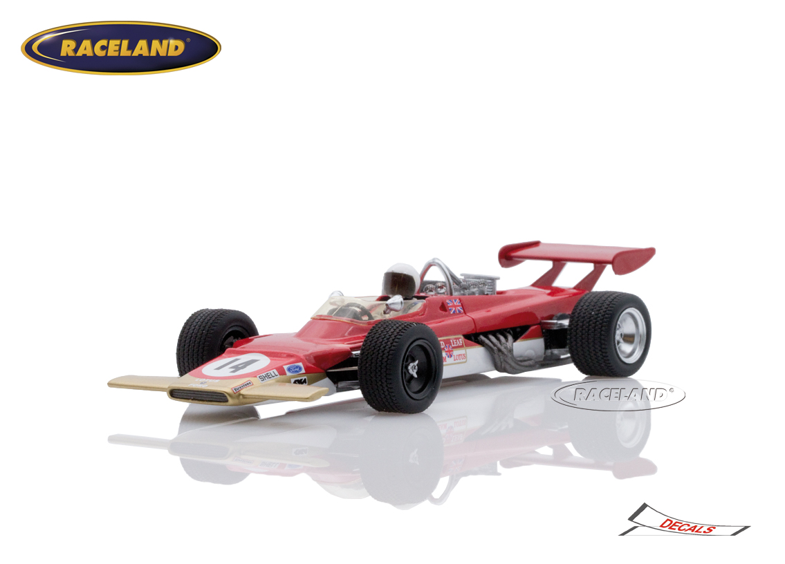 Lotus 63 Cosworth V8 F1 Gold Leaf French GP Clermont-Ferrand 1969