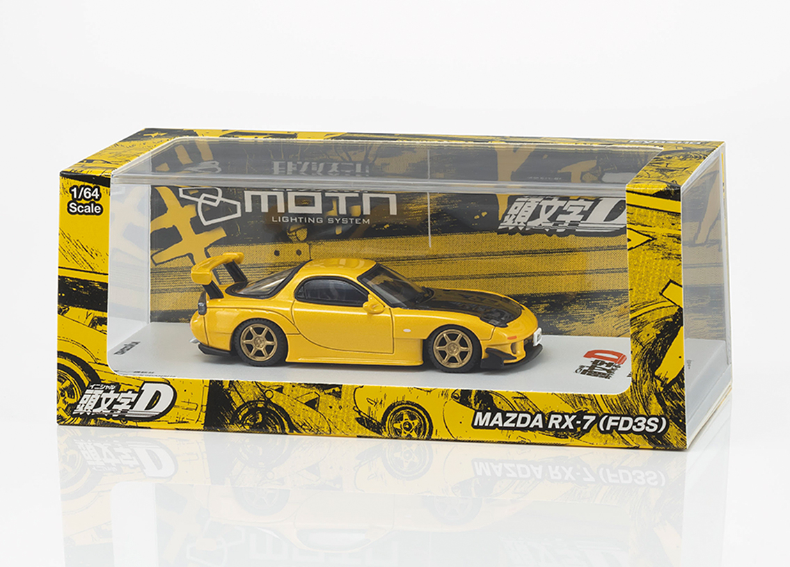 Mazda RX7 (FD) Initial D 1995 with LED front and rear lights