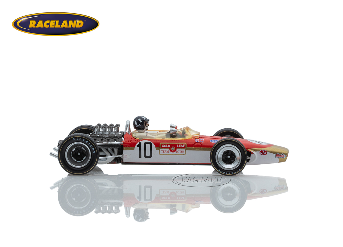 Lotus 49 Cosworth V8 F1 Gold Leaf Team winner Spanish GP World Champion 1968