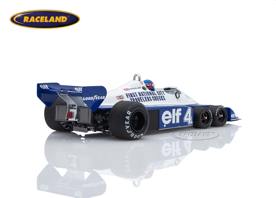 Tyrrell P34 Cosworth V8 sixwheel F1 elf 3° South African GP 1977