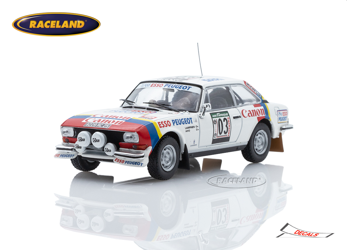 Peugeot 504 Coupe V6 Esso Peugeot 4° Bandama Rally Ivory Coast 1978