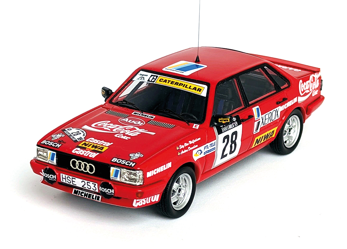 Audi 80 Quattro 8° 1000 Lakes Rallye 1989