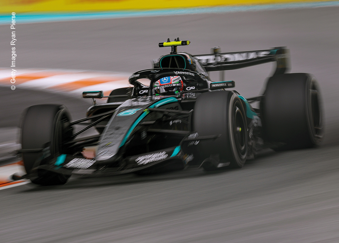 Mercedes F1 W17 AMG Petronas F1 winner Miami GP 2026