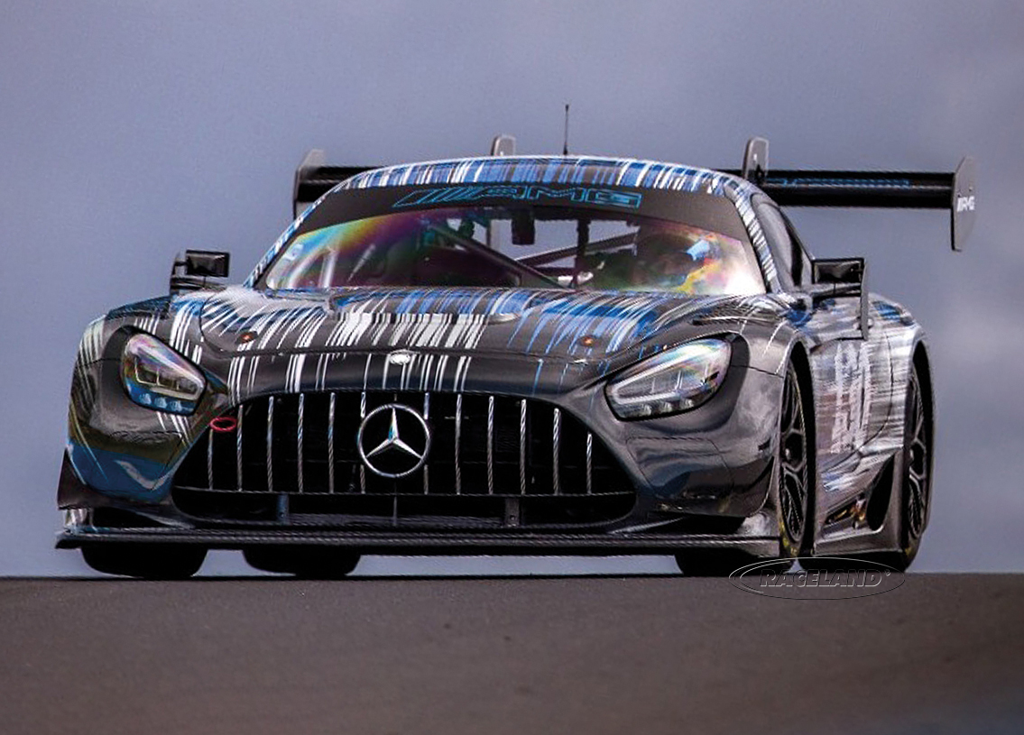 Mercedes-AMG GT3 GruppeM MB 130 years special record lap Bathurst Feb 17, 2024