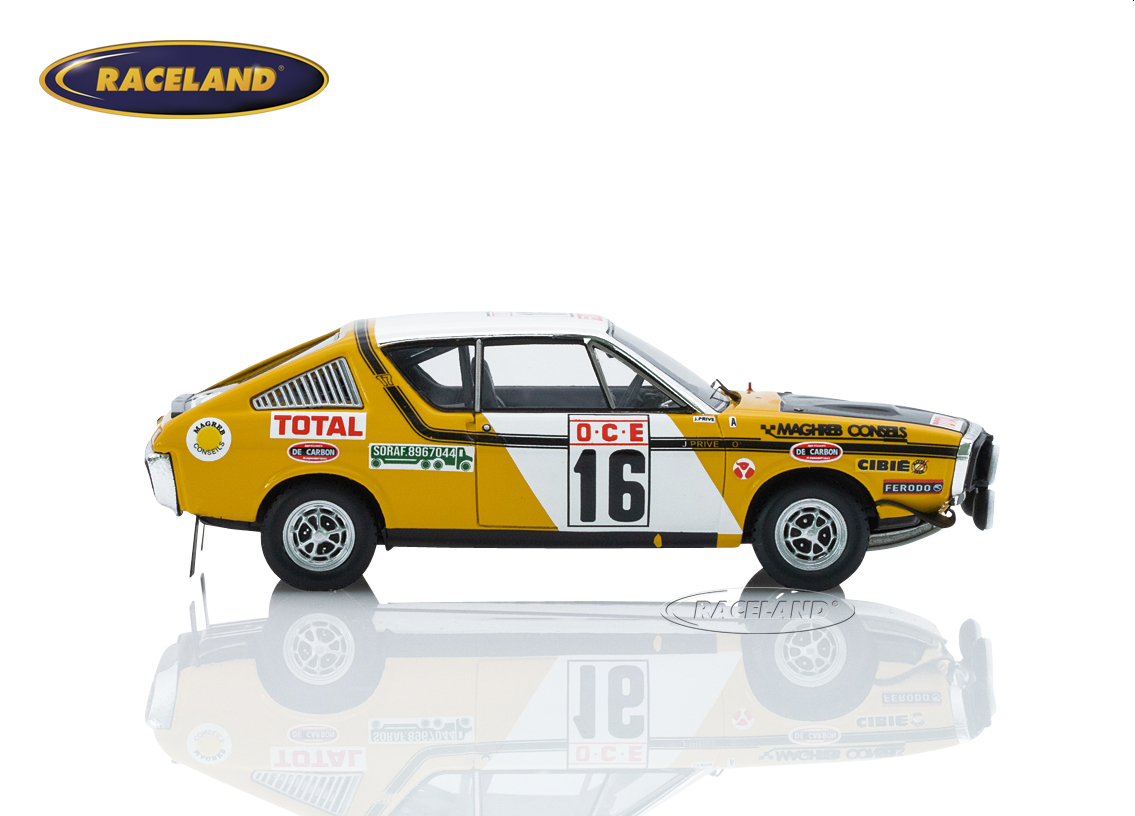 Renault 17 Gordini 6° Rally Maroc 1976
