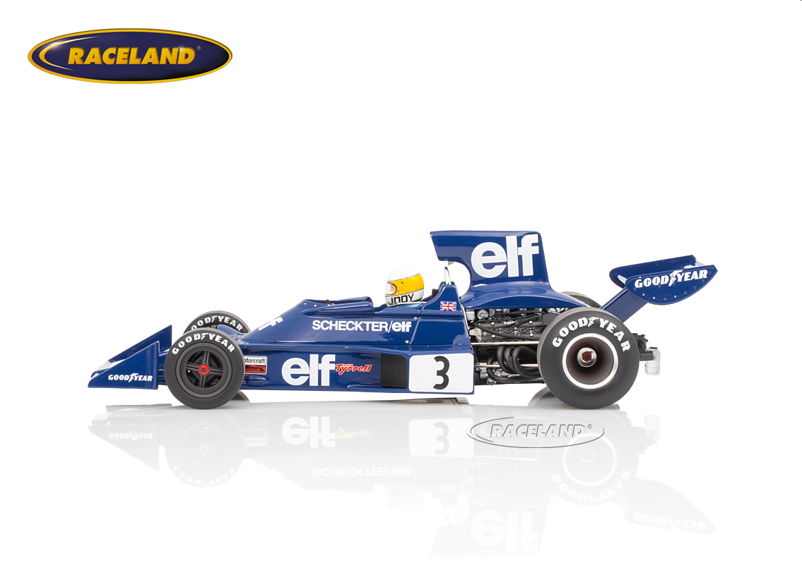 Tyrrell 007 Cosworth V8 F1 Elf Team winner Swedish GP Anderstorp 1974