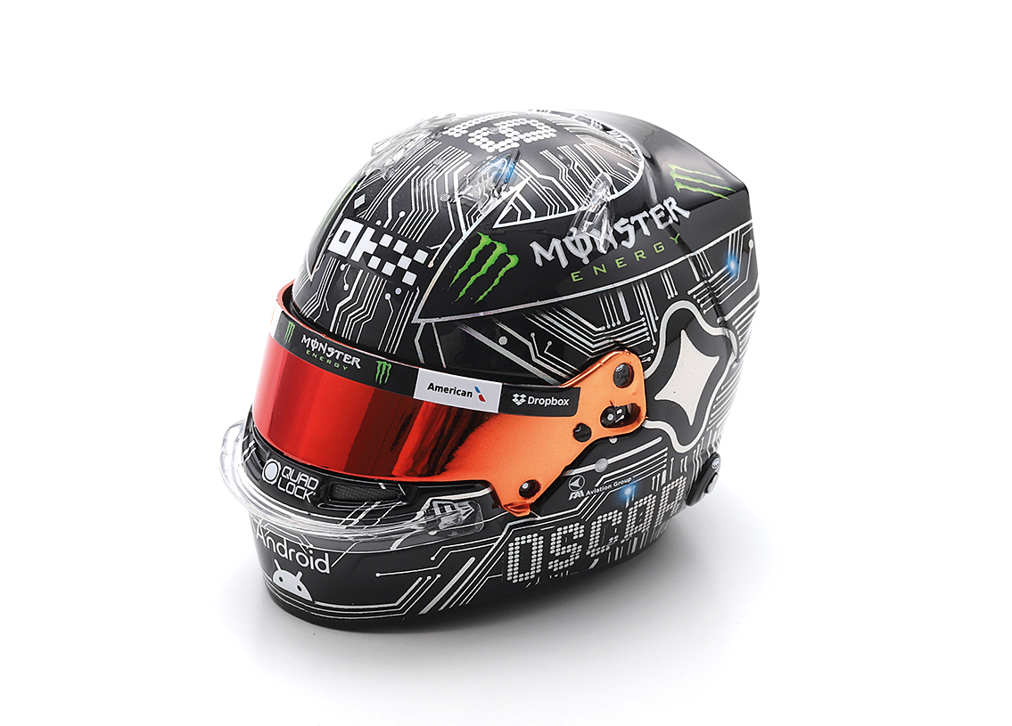 Helmet F1 Team McLaren US GP 2025
